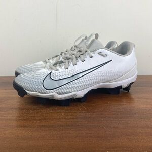 NIKE Vapor Edge 360 Elite White Silver Men’s Football Cleats Size 8.5 FB3304-100